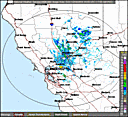 Sacramento Base Reflectivity Radar